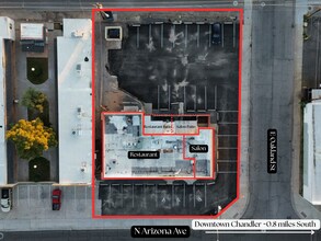 501 N Arizona Ave, Chandler, AZ - AERIAL  map view - Image1