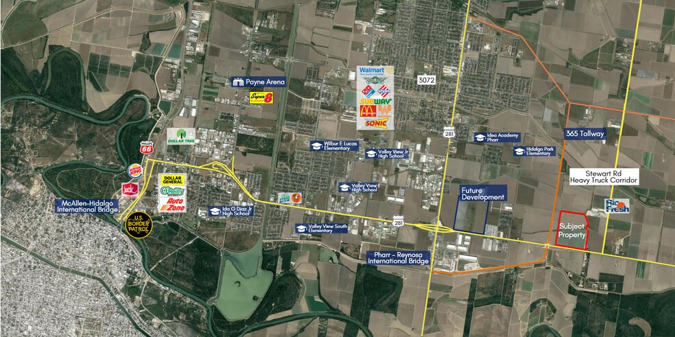 TBD E. Military Hwy, Pharr, TX à vendre - Aérien - Image 2 de 14