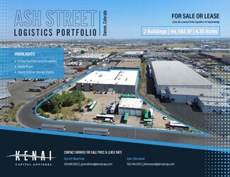 Plus de détails pour 5050 Ash St, Denver, CO - Industriel à vendre