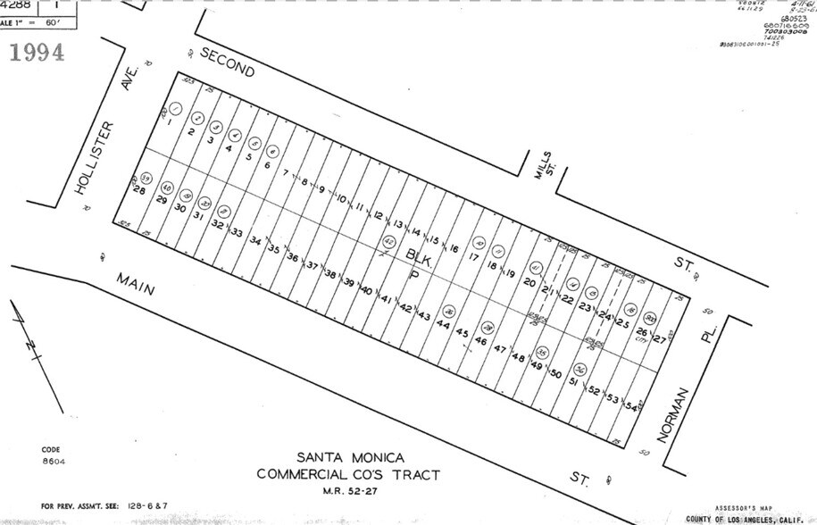 2415-2449 Main St, Santa Monica, CA à louer - Plan cadastral - Image 2 de 5