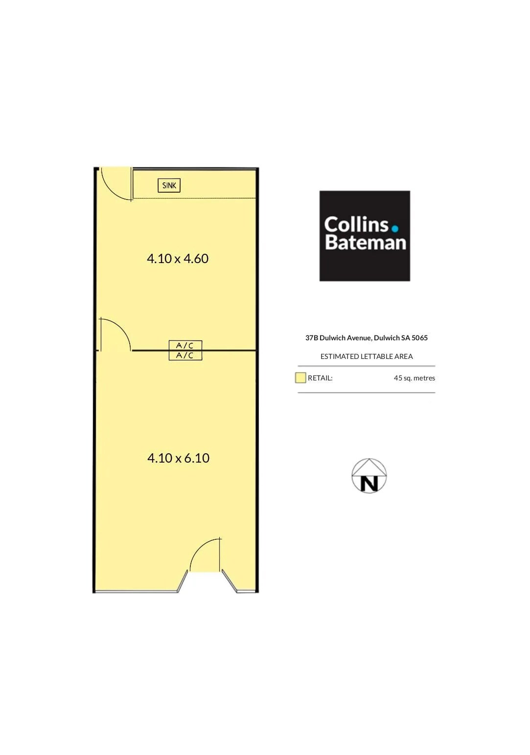 37 Dulwich Ave, DULWICH for lease Floor Plan- Image 1 of 8
