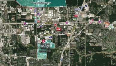 5210-5244 N Sam Houston Pky E, Houston, TX - AERIAL  map view