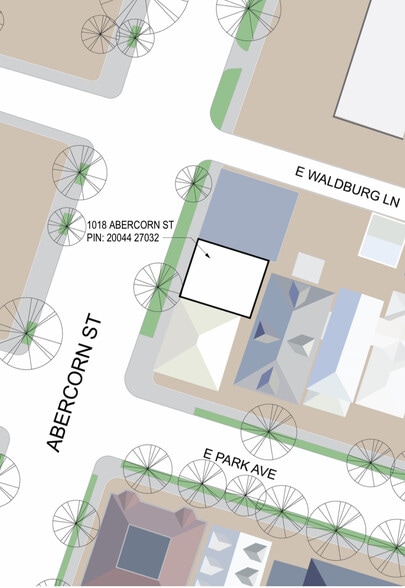 1018 Abercorn St, Savannah, GA for lease - Aerial - Image 2 of 2