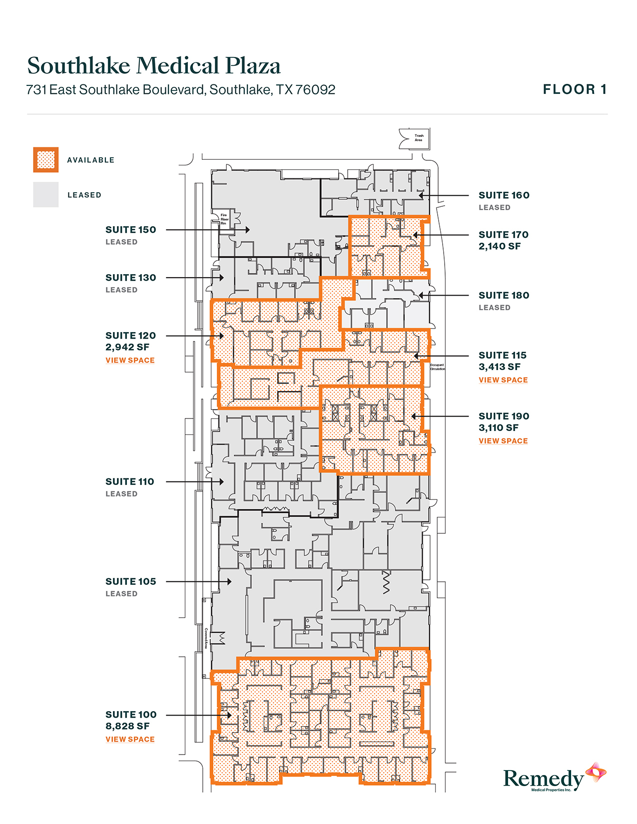 731 E Southlake Blvd, Southlake, TX à louer Plan d  tage- Image 1 de 1