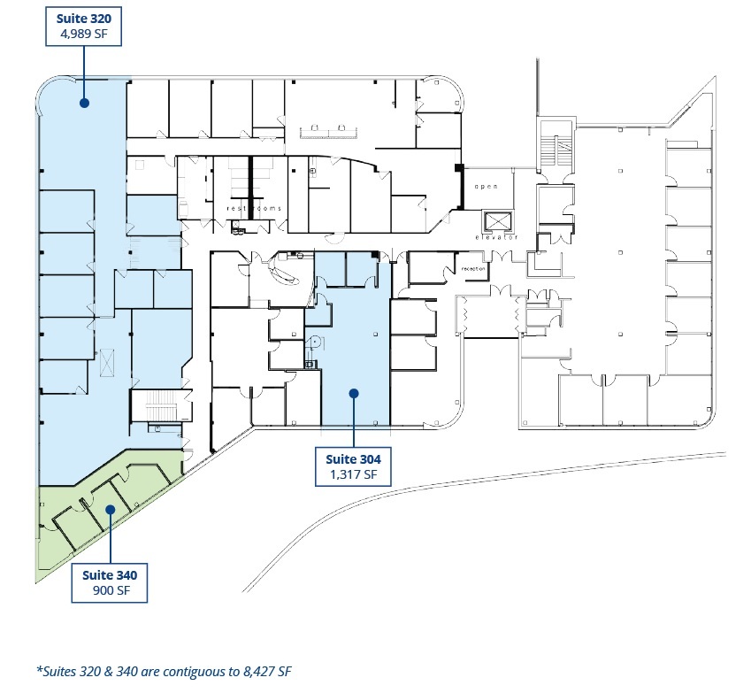 999 Executive Parkway Dr, Creve Coeur, MO à louer Plan d  tage- Image 1 de 1