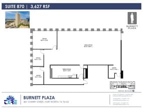 801 Cherry St, Fort Worth, TX for lease Floor Plan- Image 1 of 2