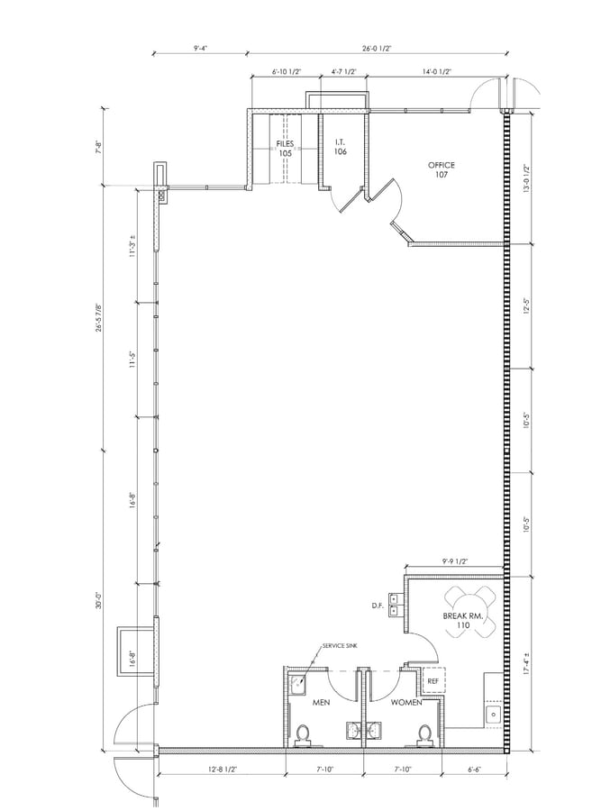 33747 N Scottsdale Rd, Scottsdale, AZ 85266 - Unit 101/105 - - Floor Plan - Image 1 of 4