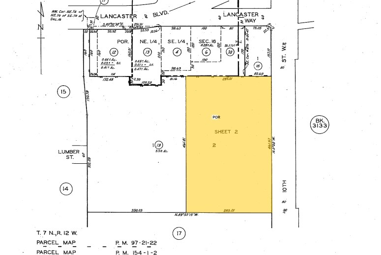 44725 10th St W, Lancaster, CA à vendre - Plan cadastral - Image 2 de 71