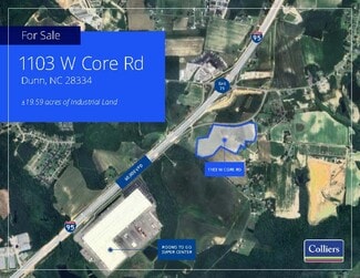 Plus de détails pour 1103 W Core Rd, Dunn, NC - Terrain à vendre