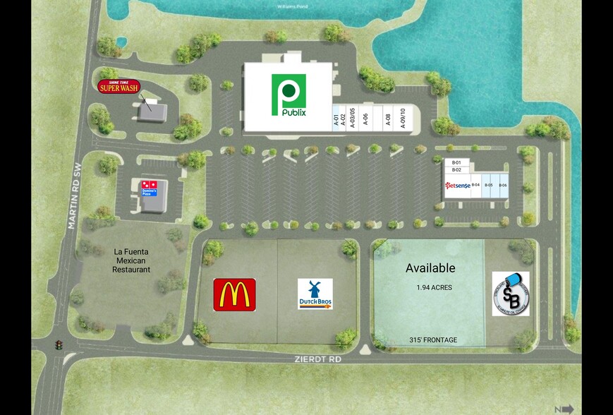 Martin Rd SW & Zierdt Rd, Huntsville, AL for lease - Site Plan - Image 2 of 3