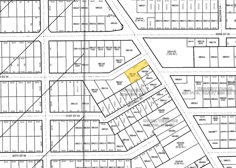 4220 Moncrief Rd, Jacksonville, FL à vendre - Plan cadastral - Image 1 de 1