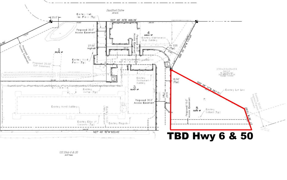 Highway 6 & 50 Lot 5, Grand Junction, CO à louer - Plan cadastral - Image 1 de 3