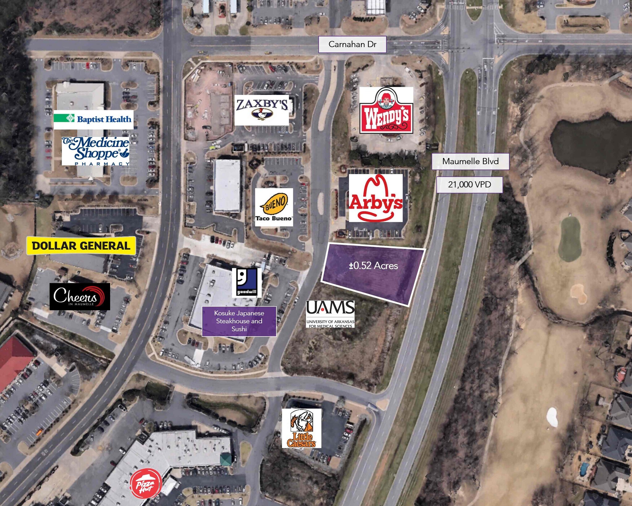 Savannah Dr, Maumelle, AR à vendre Aérien- Image 1 de 2