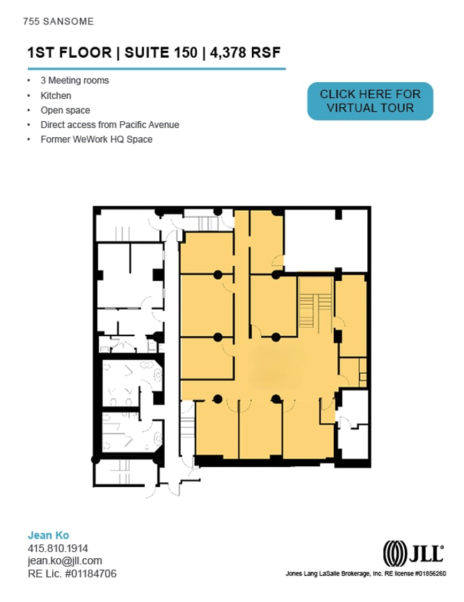 755 Sansome St, San Francisco, CA for lease Floor Plan- Image 1 of 1