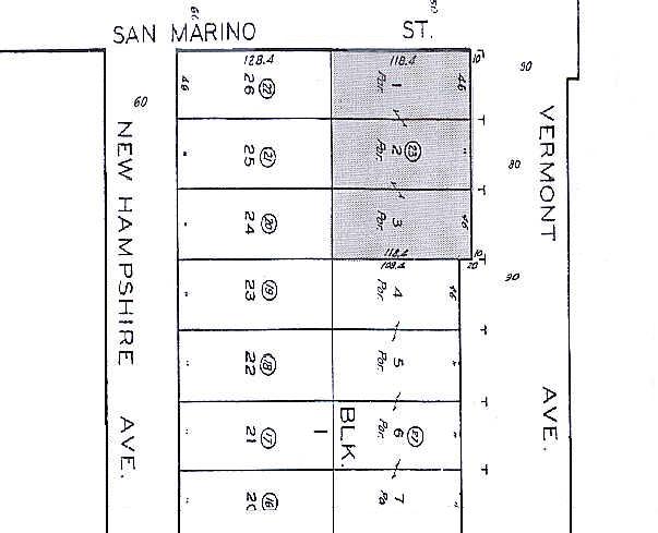 941 S Vermont Ave, Los Angeles, CA à vendre - Plan cadastral - Image 2 de 4