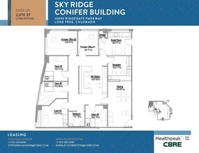 10535 Park Meadows Blvd, Lone Tree, CO for lease Floor Plan- Image 1 of 2