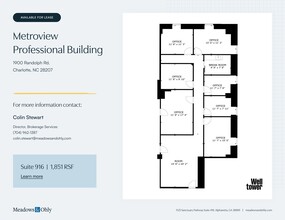 1900 Randolph Rd, Charlotte, NC for lease Site Plan- Image 1 of 2