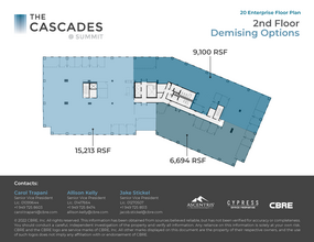 20 Enterprise, Aliso Viejo, CA à louer Plan d  tage- Image 2 de 2