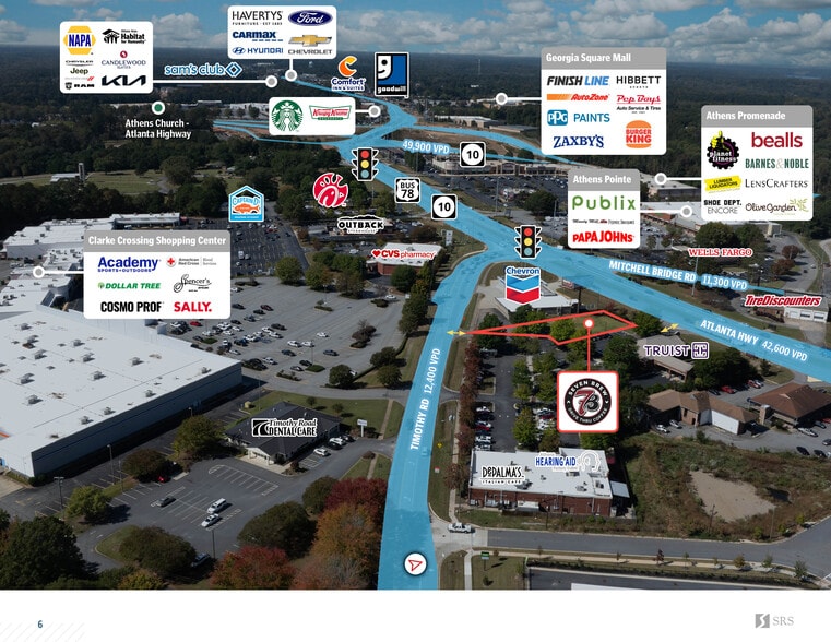 3455 Atlanta Hwy, Athens, GA à vendre - Photo du bâtiment - Image 3 de 7