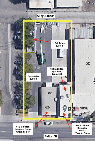 616-620 N Fulton St, Fresno, CA for sale - Building Photo - Image 3 of 17