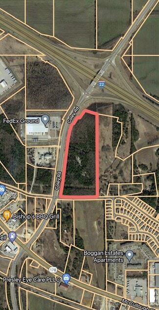 Plus de détails pour Coley, Tupelo, MS - Terrain à vendre