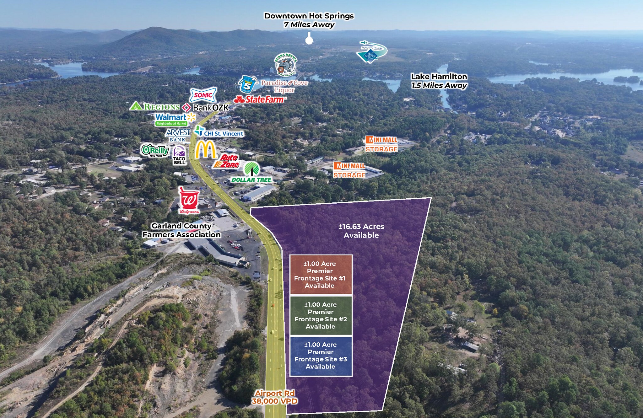 00 Airport Rd, Hot Springs National Park, AR à vendre Photo du bâtiment- Image 1 de 11