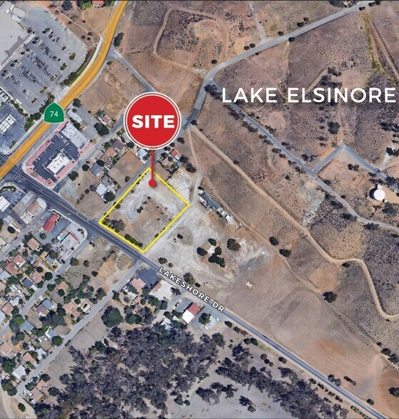 16960 Lakeshore Dr, Lake Elsinore, CA à vendre - Aérien - Image 3 de 9