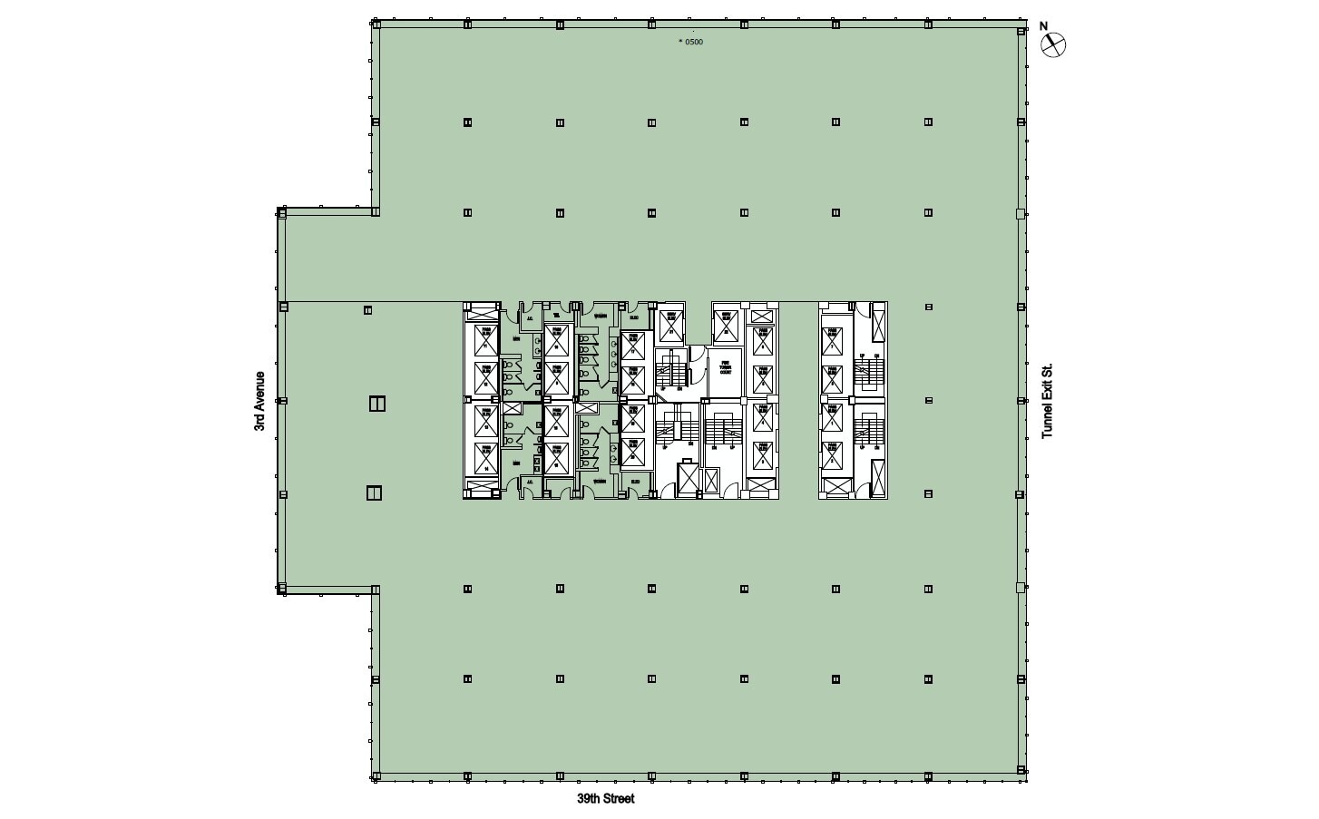 605 Third Ave, New York, NY à louer Plan d’étage- Image 1 de 1