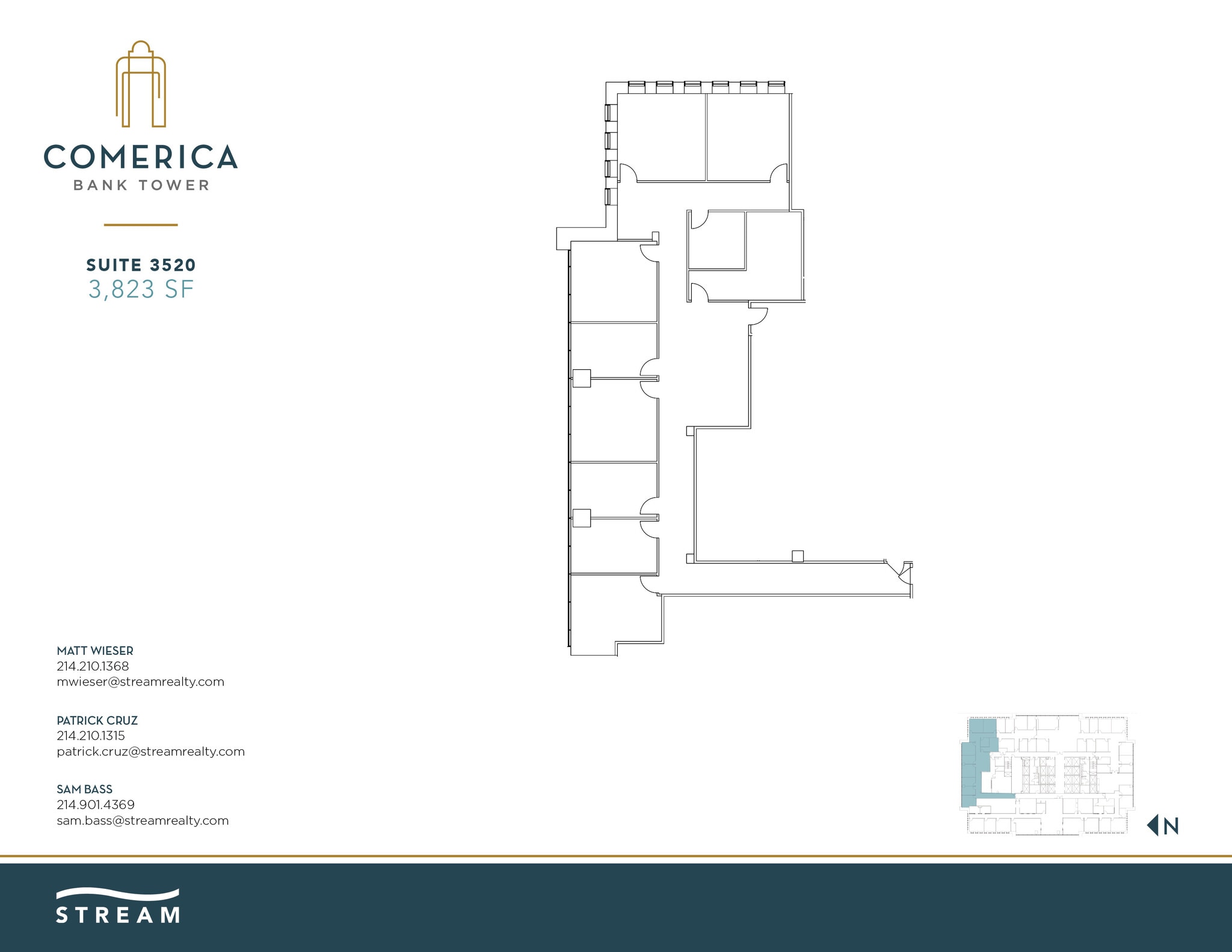 1717 Main St, Dallas, TX for lease Floor Plan- Image 1 of 1