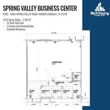 4440-4460 Spring Valley Rd, Dallas, TX for lease Floor Plan- Image 1 of 1