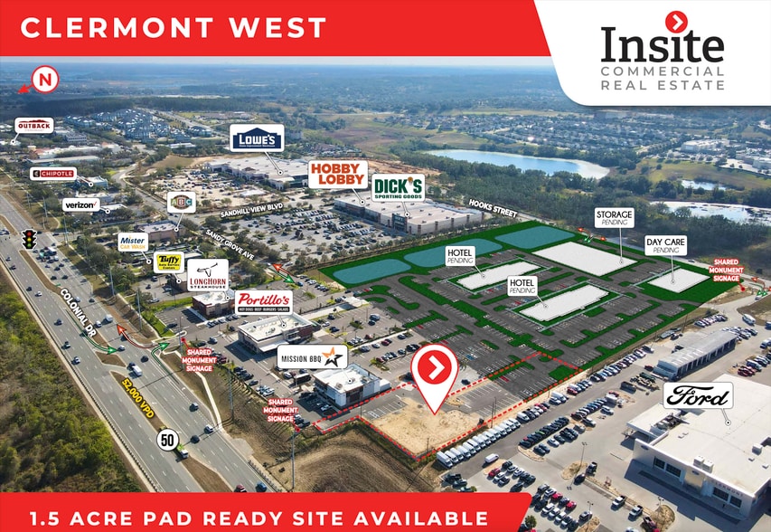 SR 50 & Sandhill View Blvd, Clermont, FL for lease - Building Photo - Image 1 of 7