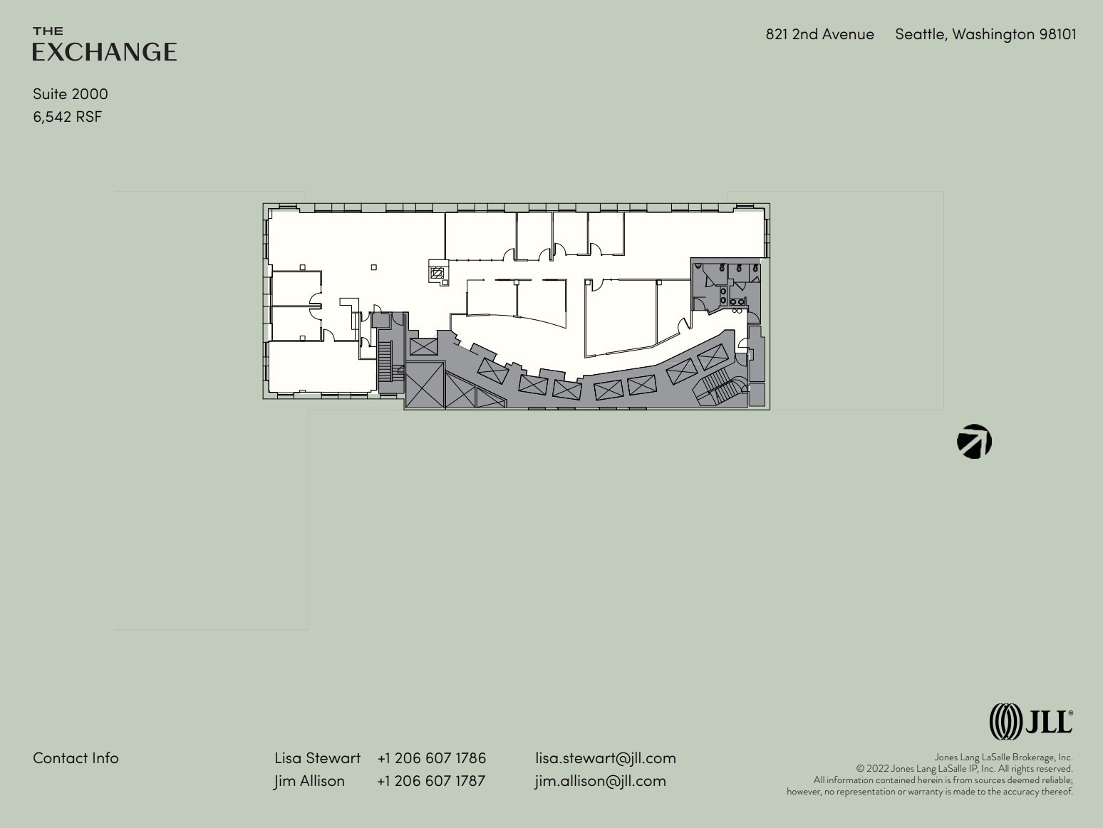 821 2nd Ave, Seattle, WA for lease Floor Plan- Image 1 of 1