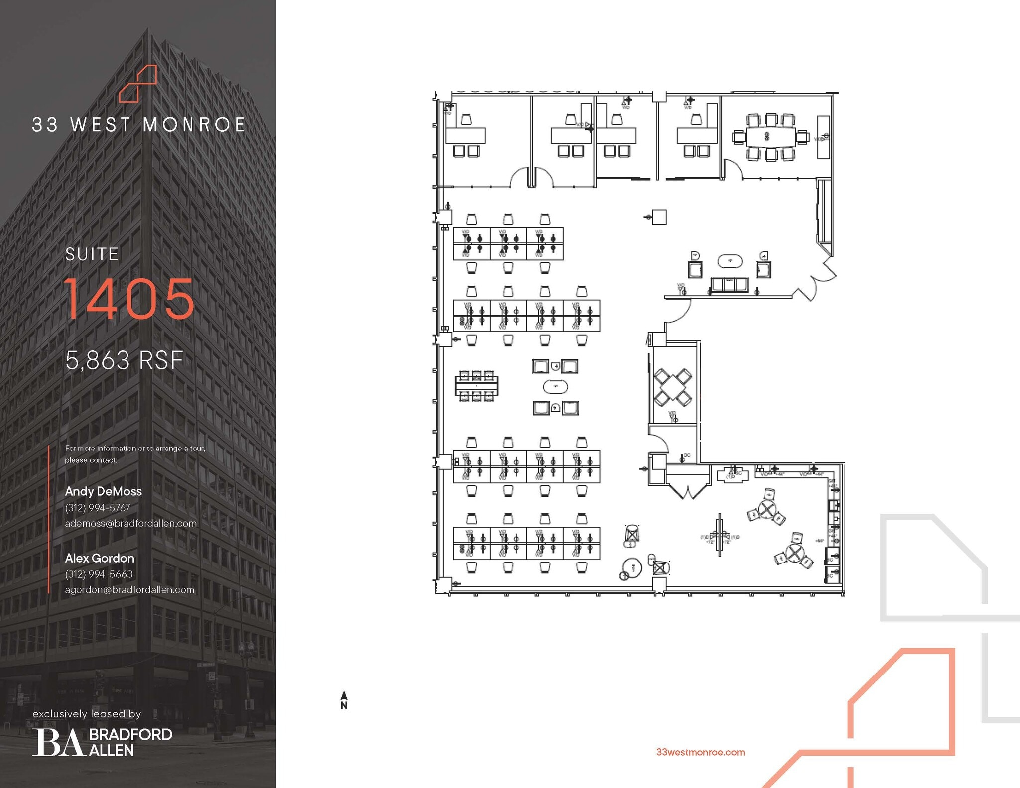 33 W Monroe St, Chicago, IL for lease Floor Plan- Image 1 of 5