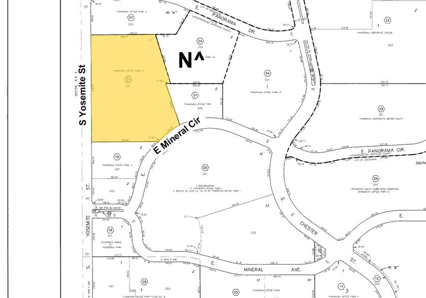 9085 E Mineral Cir, Centennial, CO à vendre - Plan cadastral - Image 2 de 35