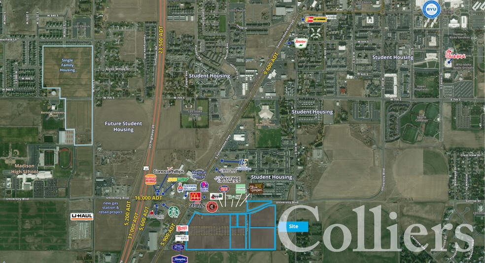 TBD University Blvd & Yellowstone Highway, Rexburg, ID for sale - Building Photo - Image 3 of 5