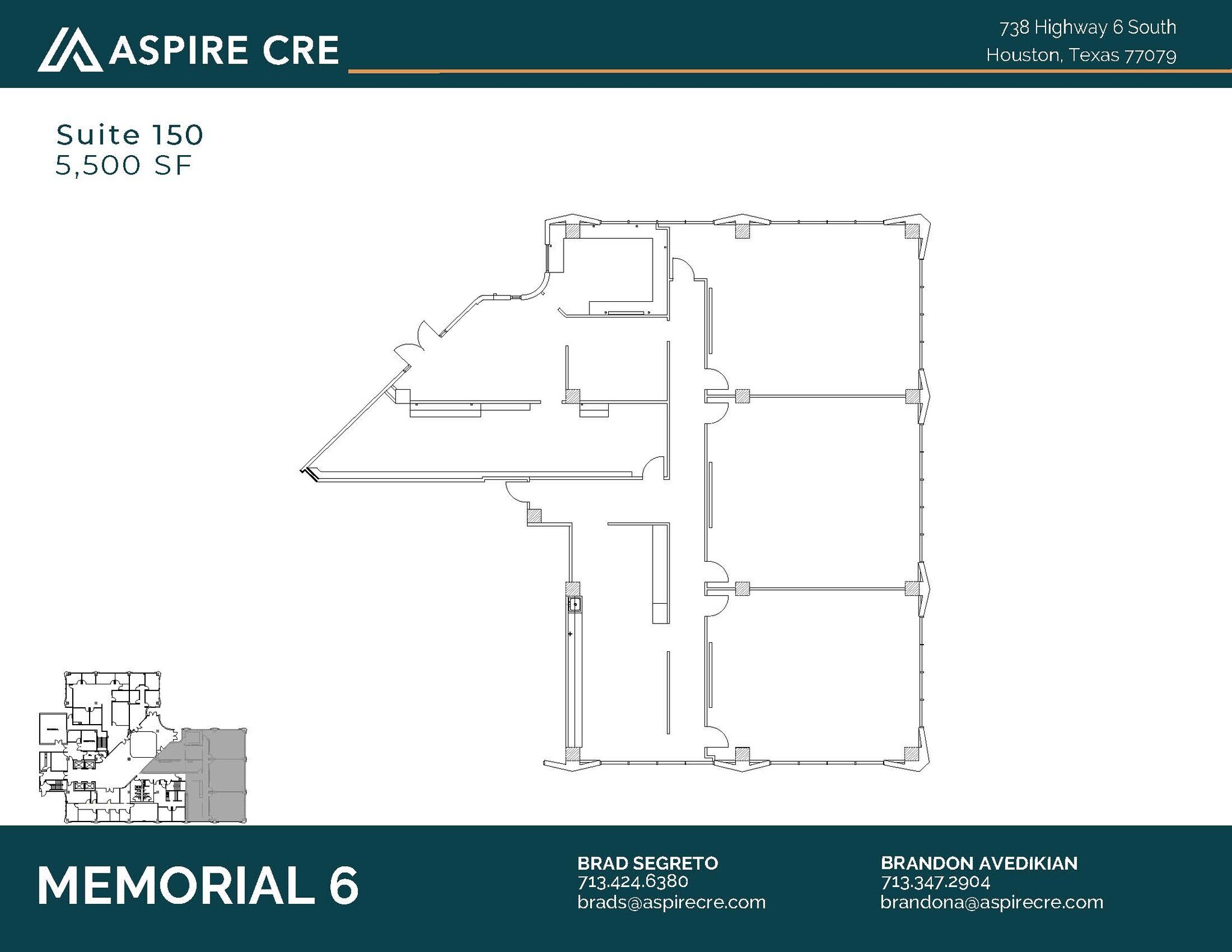 738 Highway 6 S, Houston, TX à louer Plan d’étage- Image 1 de 1