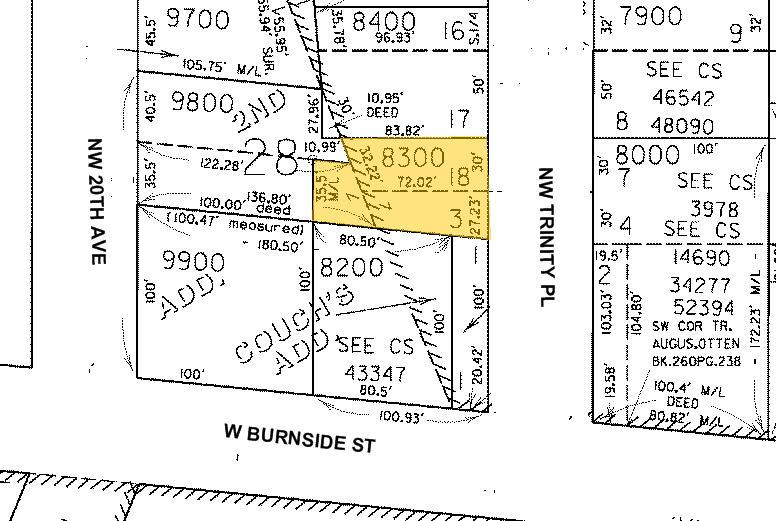 27 NW Trinity Pl, Portland, OR à vendre - Plan cadastral - Image 2 de 3