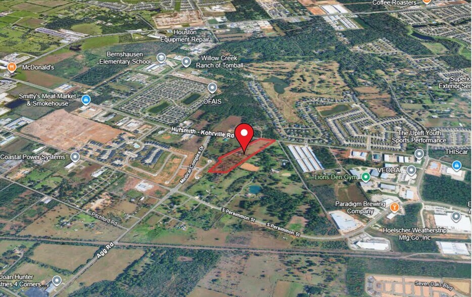 21803 Hufsmith Kohrville Rd, Tomball, TX à vendre - Aérien - Image 3 de 3