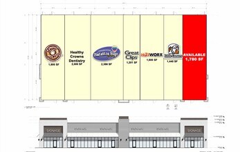 NEC of US-380 & Providence Blvd, Providence Village, TX à louer Plan d’étage- Image 1 de 1
