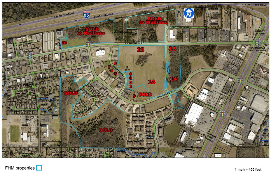 Carmichael Rd/ Woodmere Blvd/ Central Parkway, Montgomery, AL à vendre - Photo du bâtiment - Image 2 de 4