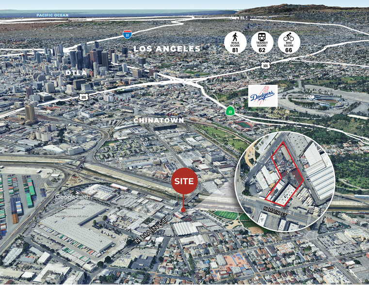 1736 Albion St, Los Angeles, CA for lease - Aerial - Image 3 of 3