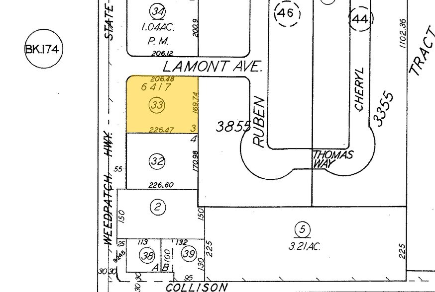 9111 Weedpatch Hwy, Lamont, CA à vendre - Plan cadastral - Image 3 de 3