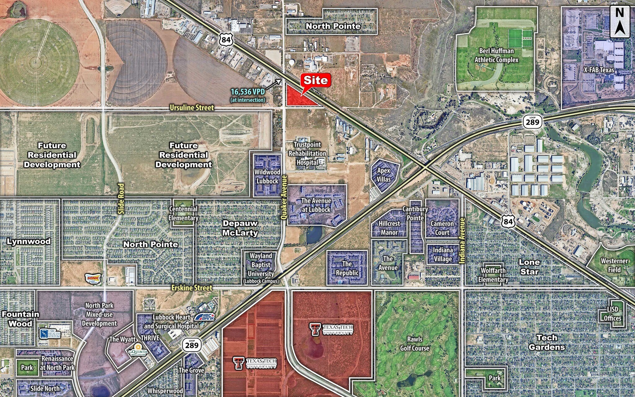 4301 Clovis Rd, Lubbock, TX for sale Aerial- Image 1 of 3