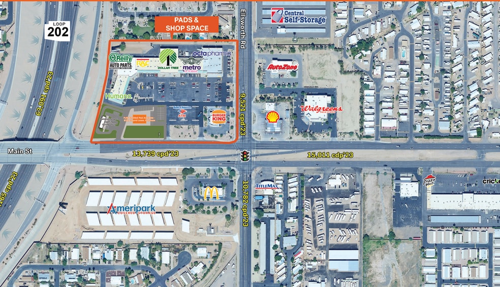 9124 E Apache Trl, Mesa, AZ for lease - Building Photo - Image 2 of 4