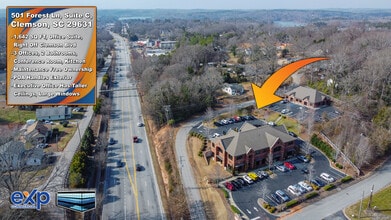 501 Forest Ln, Clemson, SC - AERIAL map view - Image1