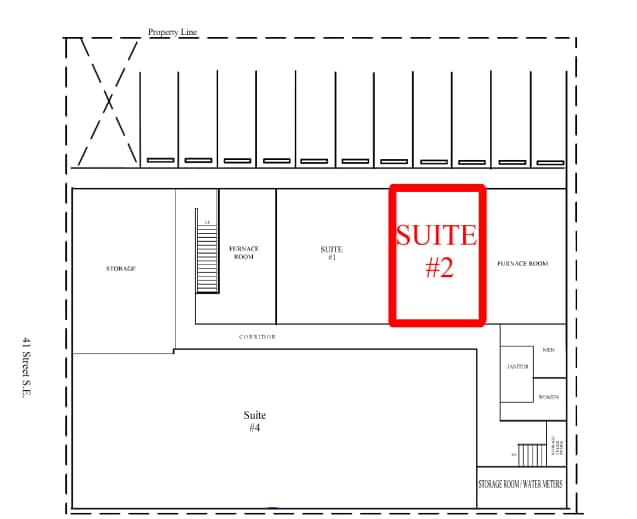 4202 17th Ave SE, Calgary, AB à louer Plan d’étage- Image 1 de 1