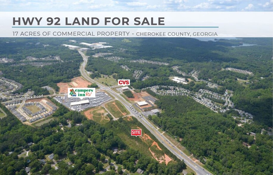 Ga Highway 92, Acworth, GA for sale - Building Photo - Image 1 of 1