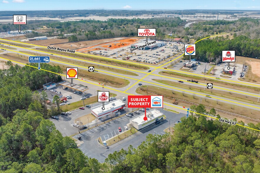 6600 N Highway 63, Moss Point, MS à louer - Aérien - Image 3 de 7