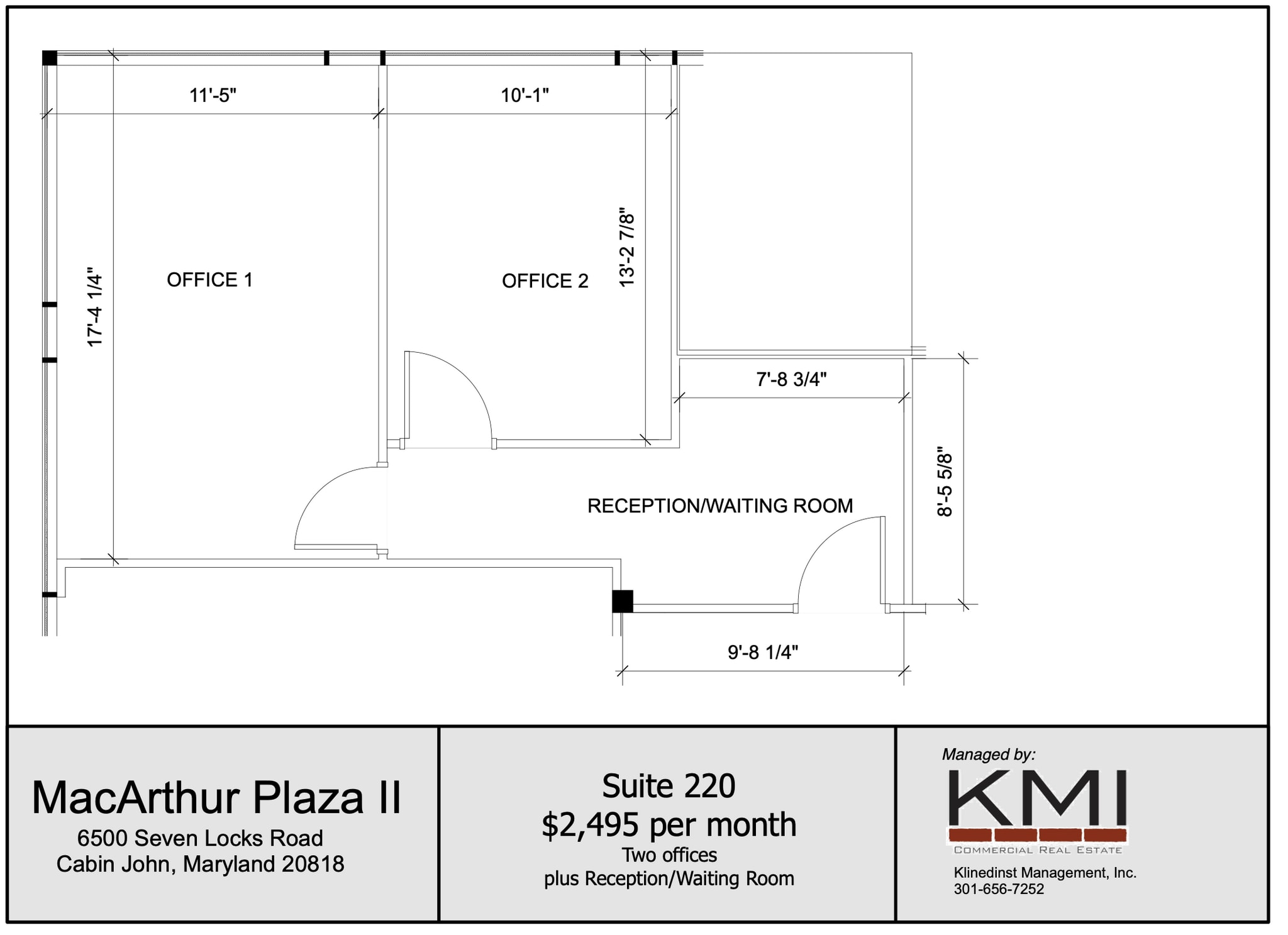6500 Seven Locks Rd, Cabin John, MD à louer Plan d’étage- Image 1 de 6