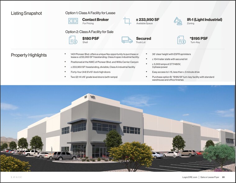 1401 Pioneer, Mesquite, NV for lease - Building Photo - Image 2 of 7